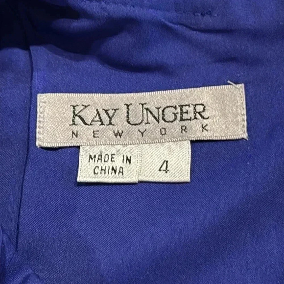 Kay Unger Dress Size 4 - Picture 3 of 8